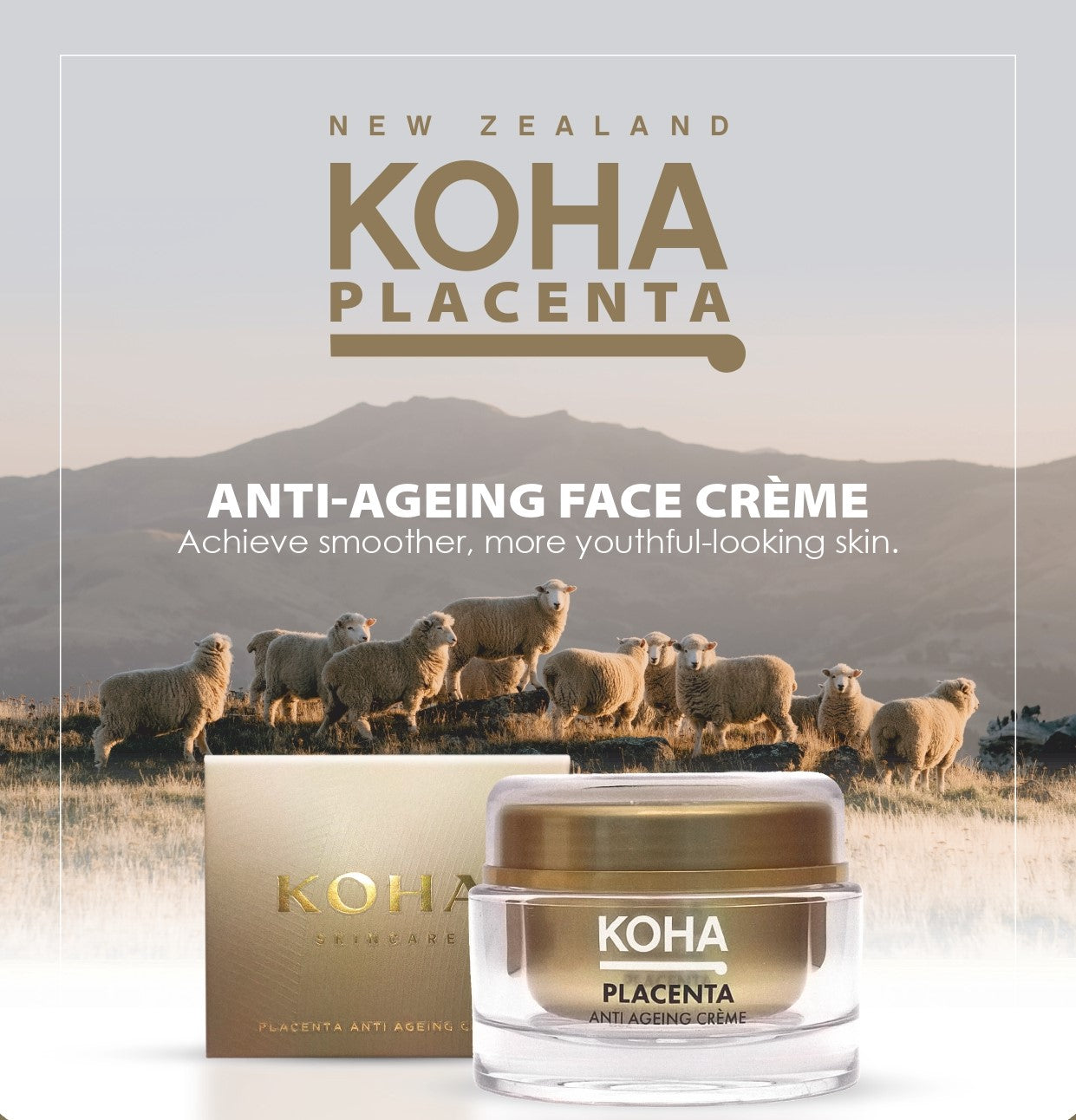 Koha Placenta Anti-Ageing Creme 50g - KOHA BEAUTY