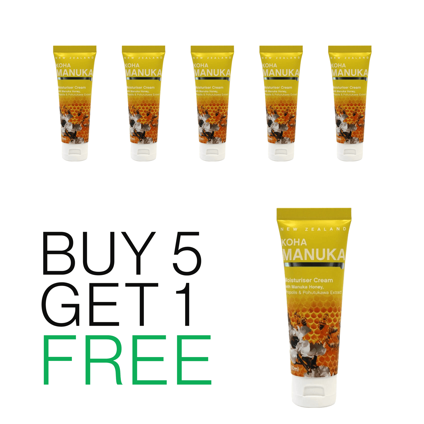 Koha Manuka Moisturiser Cream 50ml - KOHA BEAUTY