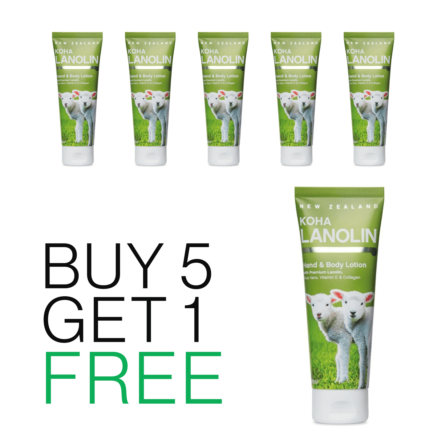 Koha Lanolin Hand & Body Lotion 50ml / 100ml - KOHA BEAUTY