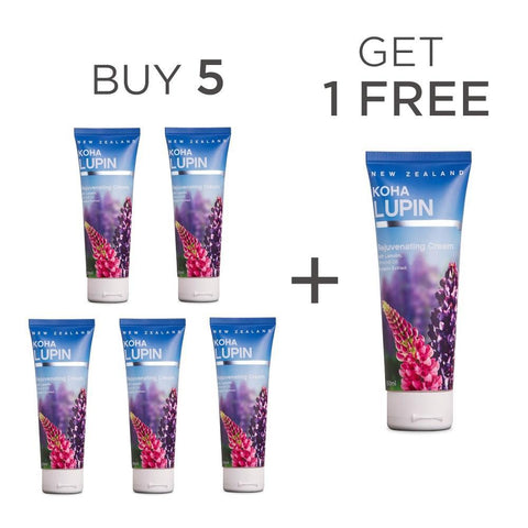 Buy 5 get 1 free - Koha Lupin Rejuvenating Cream 50ml